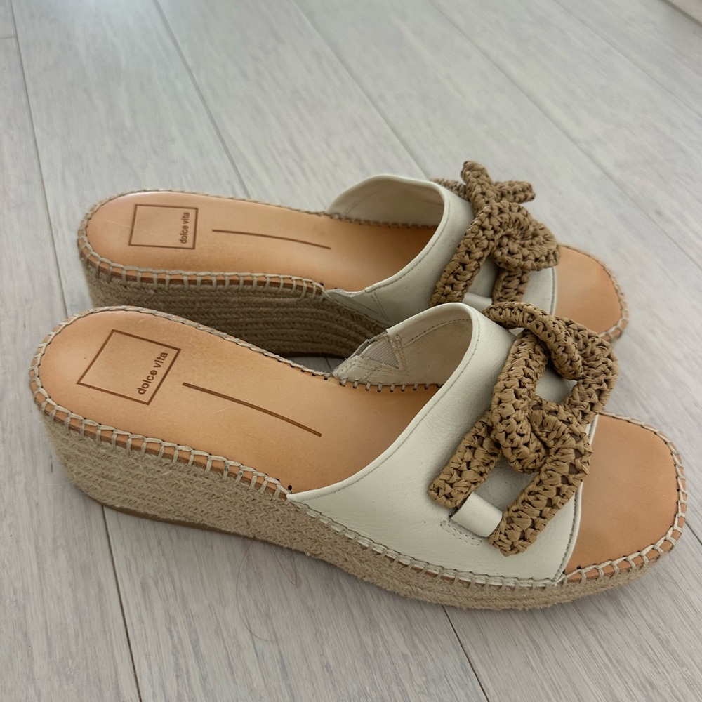 Nautical platform sandals